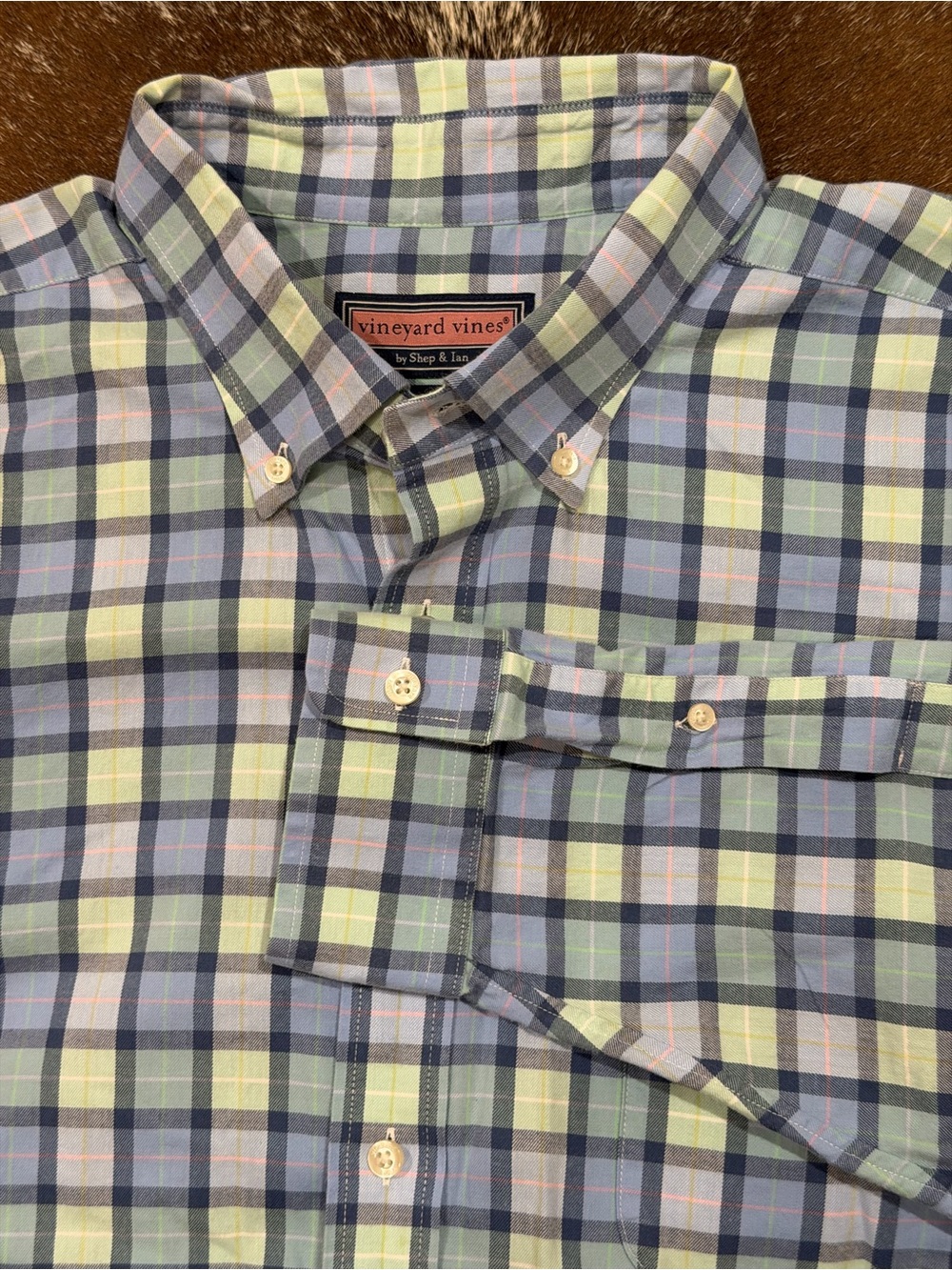 Vineyard Vines Murray Shirt Men’s XXL Plaid Button-Down
